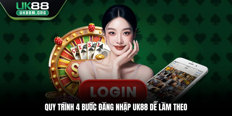 Quy trình 4 bước đăng nhập Uk88 dễ làm theo