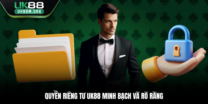 Quyền riêng tư Uk88 minh bạch và rõ ràng
